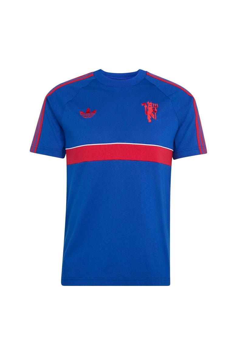 Men's adidas Originals Royal Manchester United T-Shirt, Alternate, color, Royal