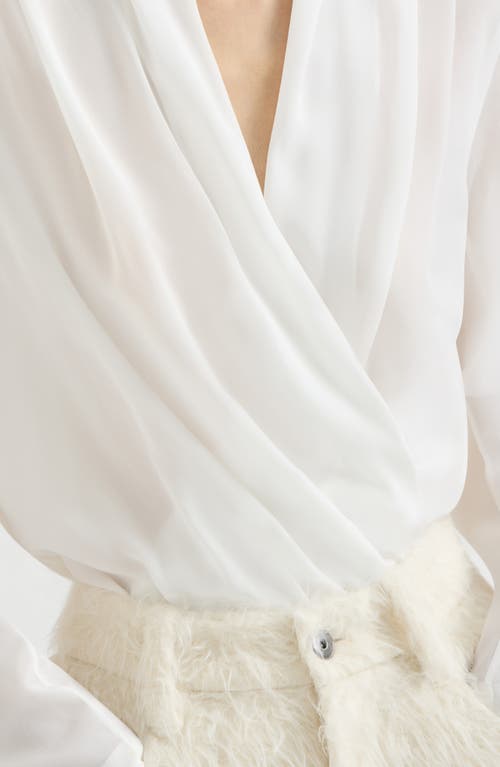 Brunello Cucinelli Women Silk Body Shirt In White