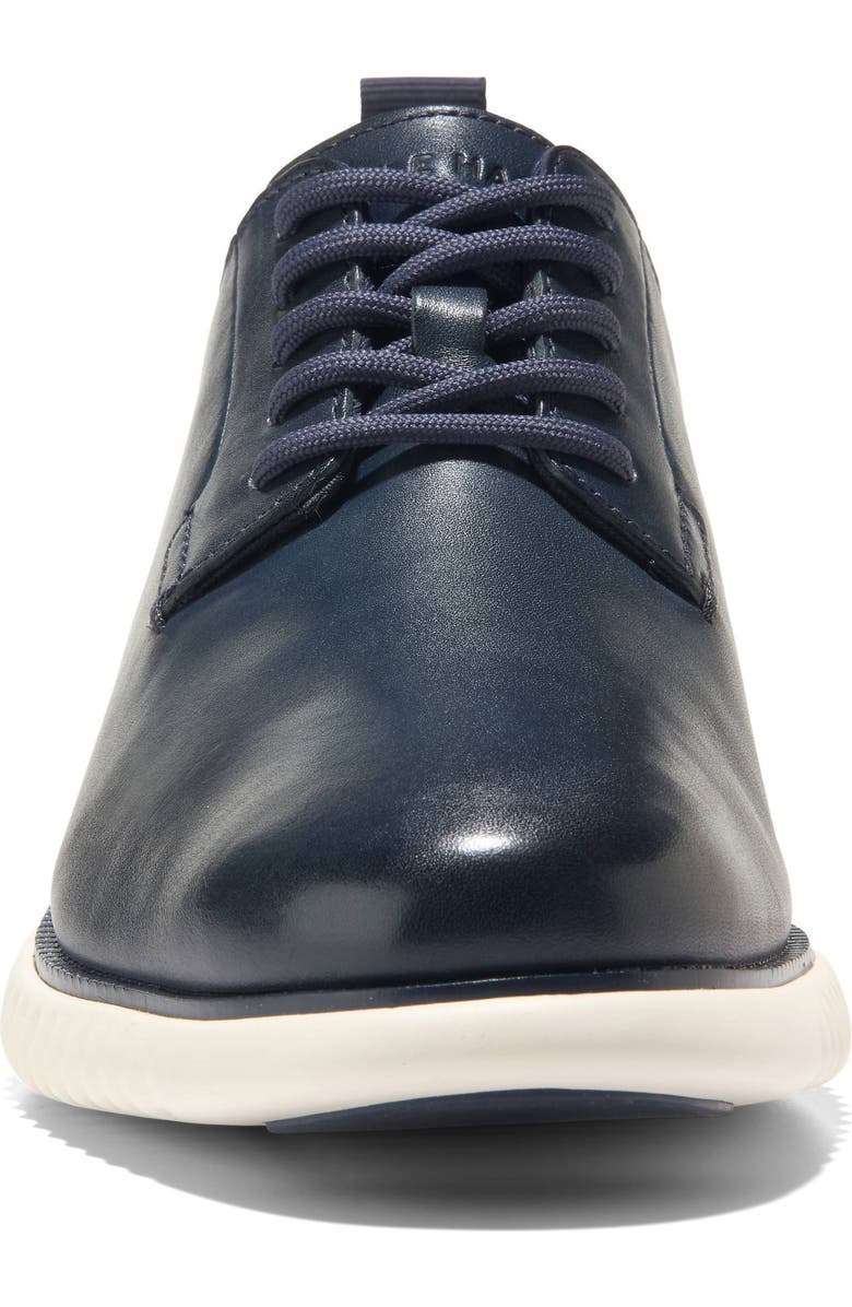 Cole Haan 2.ZeroGrand Plain Toe Derby, Alternate, color, Navy Blazer / Ivory
