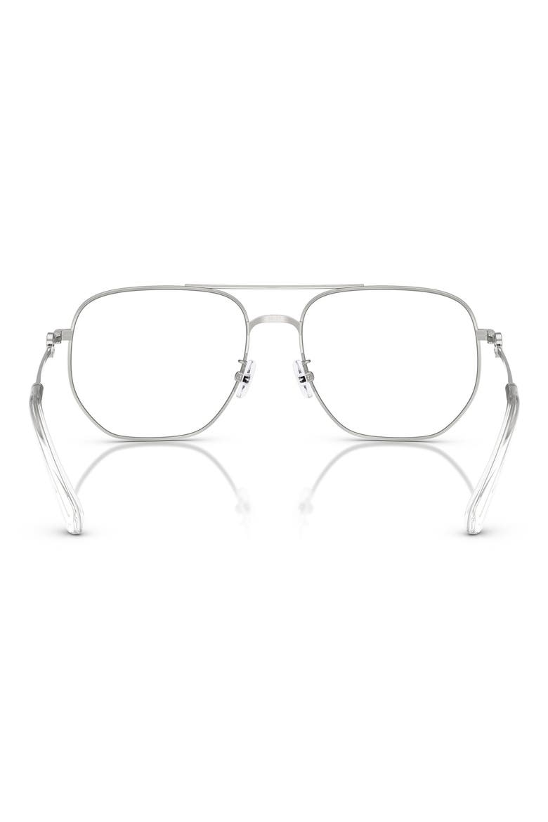 58mm Pilots Optical Glasses, Alternate, color, SILVER/ CLEAR