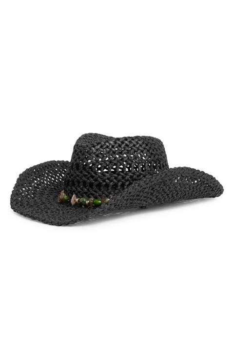 Lei Beaded Western Hat