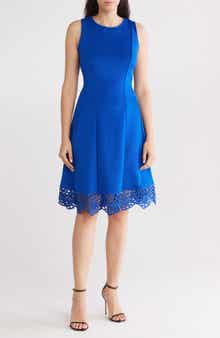 Julia Jordan Donna Ricco Sleeveless Fit & Flare Dress