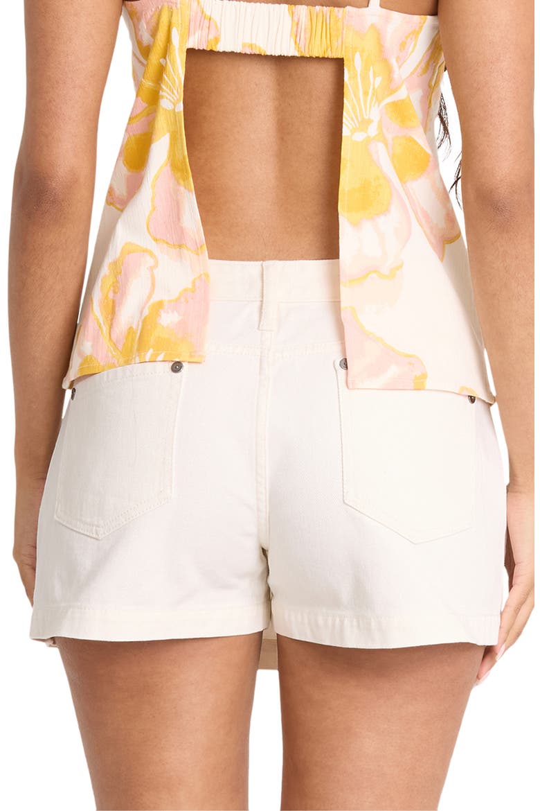 Micro Moment Denim Skort, Alternate, color, SALT CRYSTAL