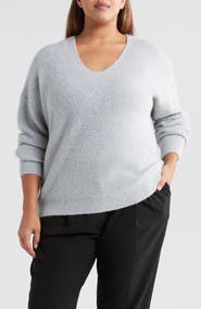 Nordstrom Sparkle V-Neck Sweater