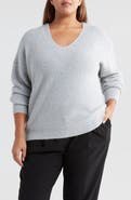 Nordstrom Sparkle V-Neck Sweater
