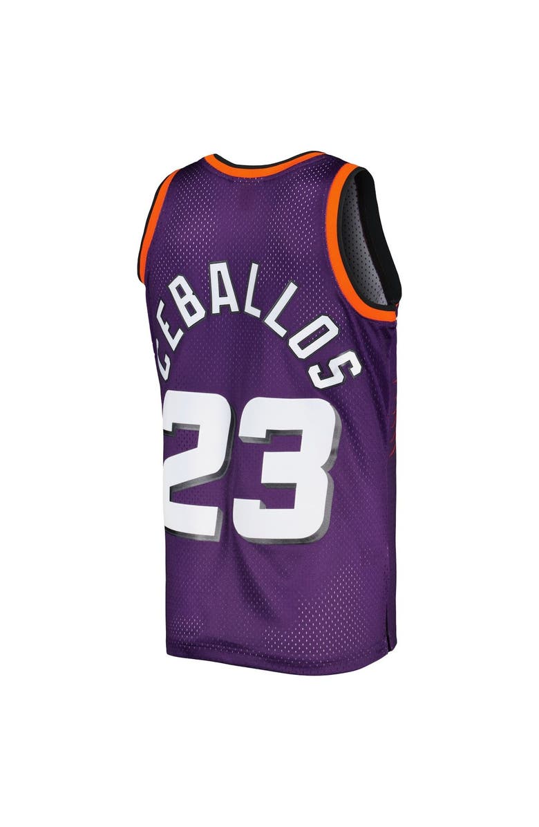 Mitchell & Ness Men's Mitchell & Ness Cedric Ceballos Purple Phoenix Suns 1992/93 Hardwood Classics Swingman Jersey, Alternate, color,