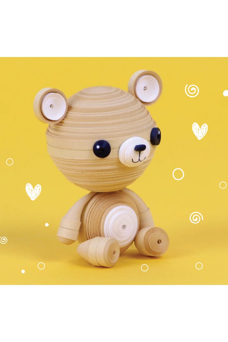 Too Cute, Quilling Mini Friends, DIY Adult Skill Learning Kit, Alternate, color, Multicolored