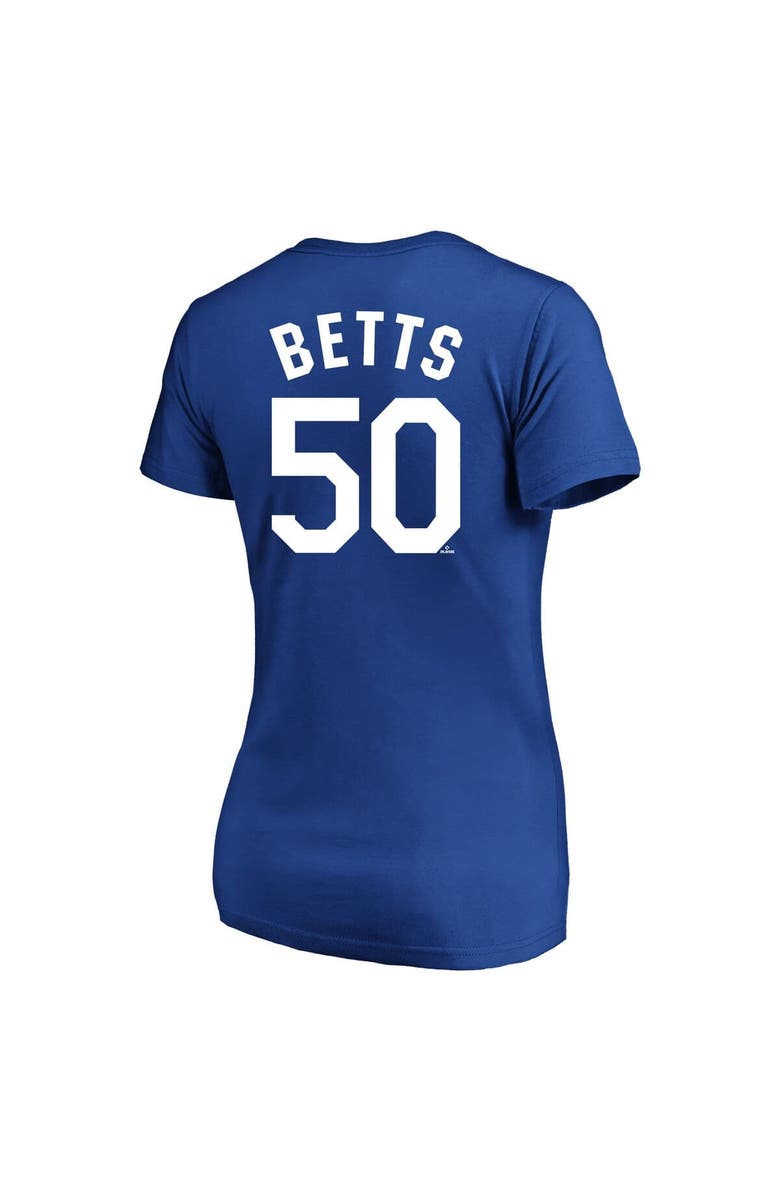 PROFILE Women's Profile Mookie Betts Royal Los Angeles Dodgers Plus Size Name & Number T-Shirt, Alternate, color, Royal
