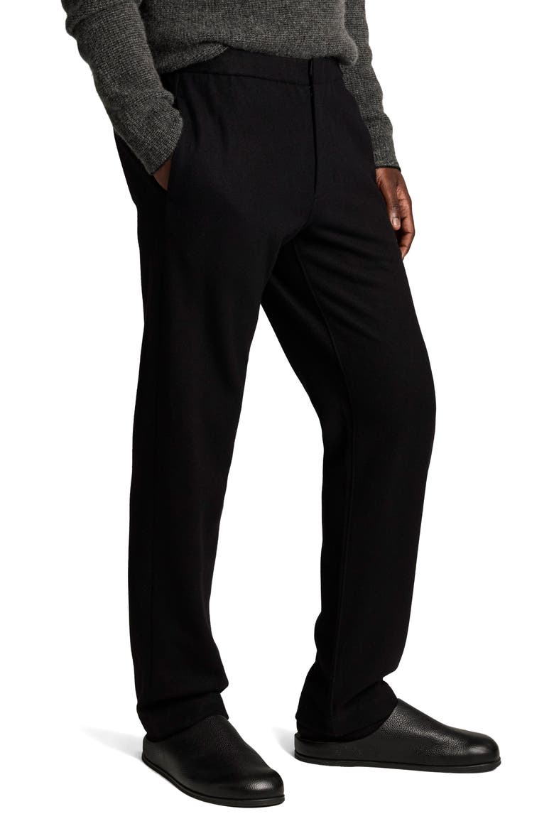 Owen Tailored Knit Pants, Alternate, color, BLACK