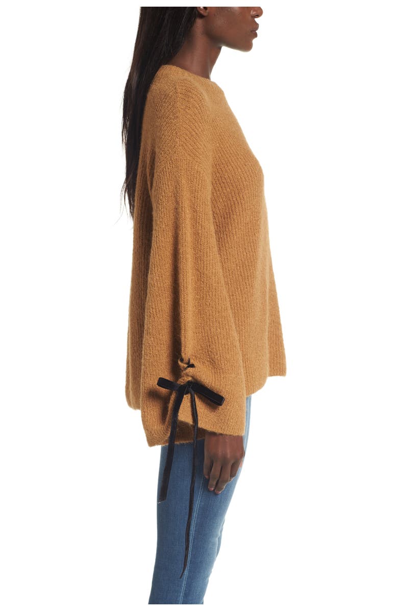 BP. Lace-Up Sleeve Sweater, Alternate, color, 