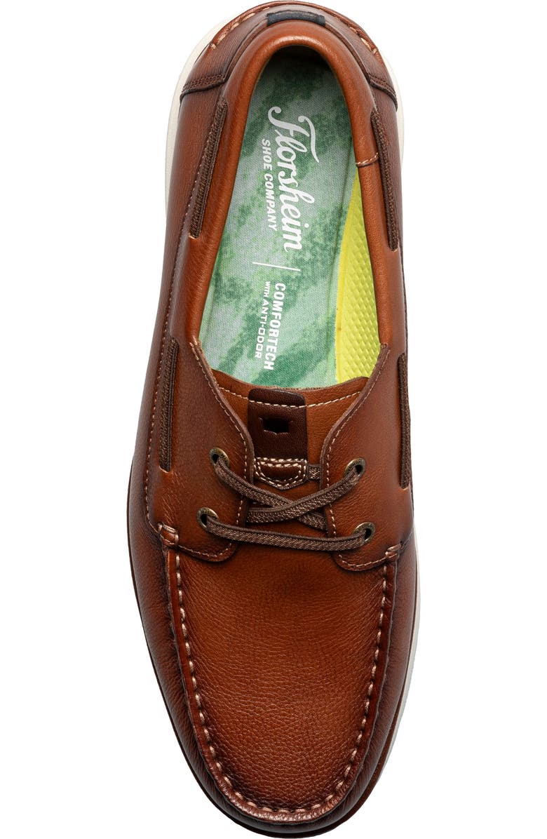 Florsheim Tropics Boat Shoe, Alternate, color, Cognac