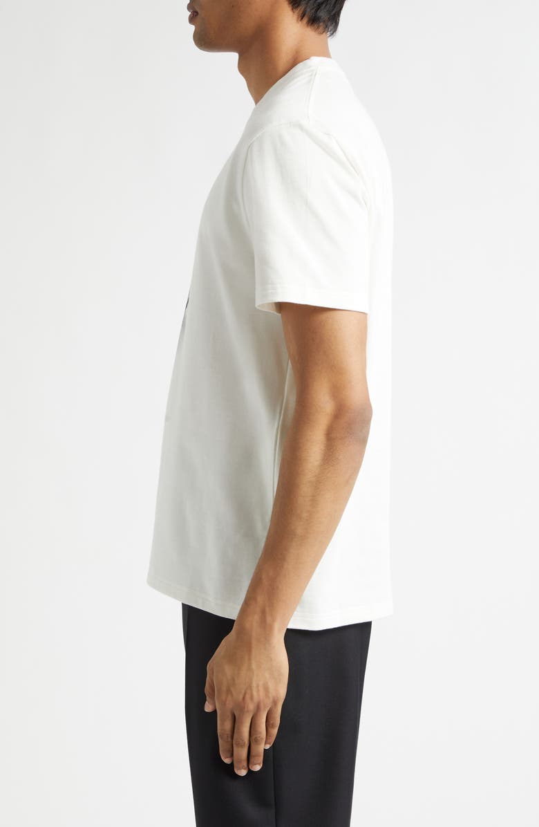 McQueen Skull Graphic T-Shirt, Alternate, color, White / Black