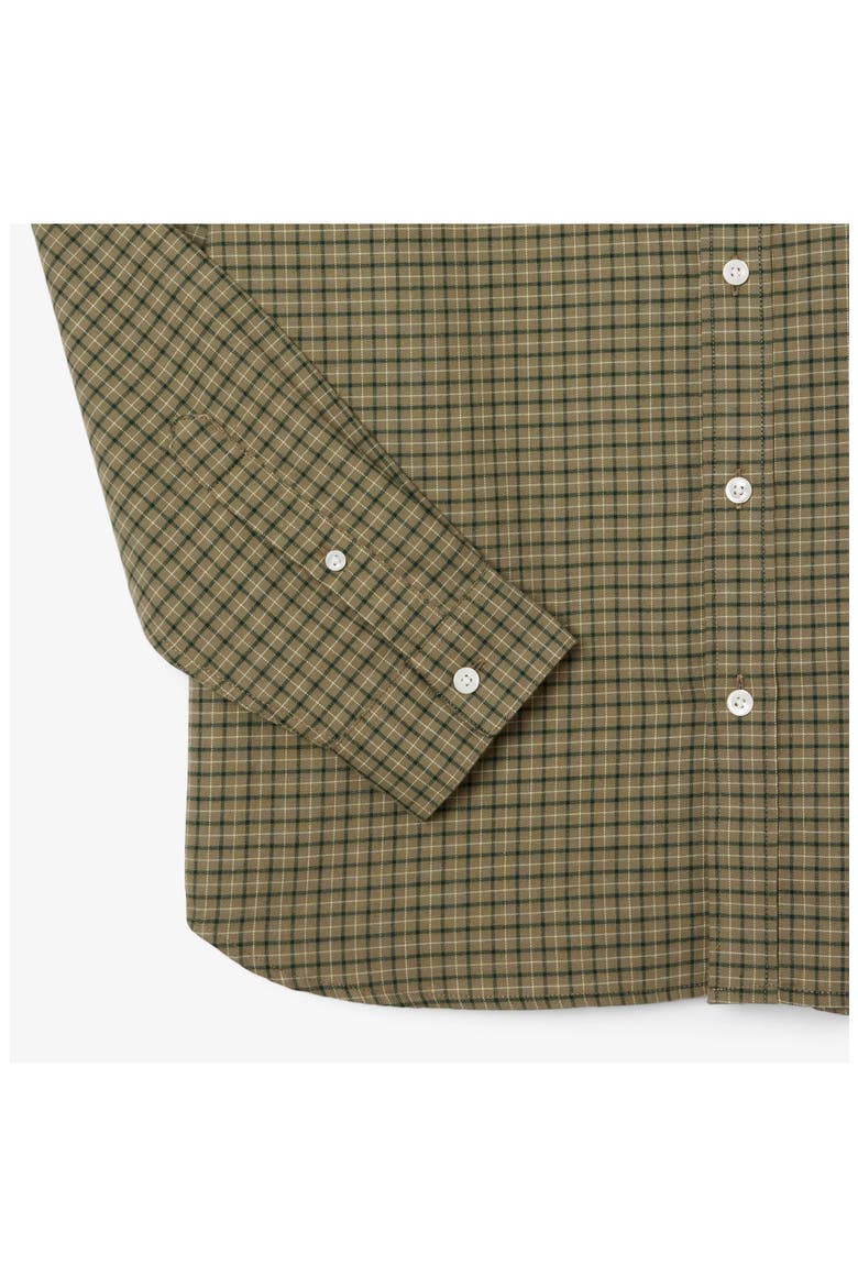 Regular Fit Plaid Flannel Button-Up Shirt, Alternate, color, OLIVE/ TISANE