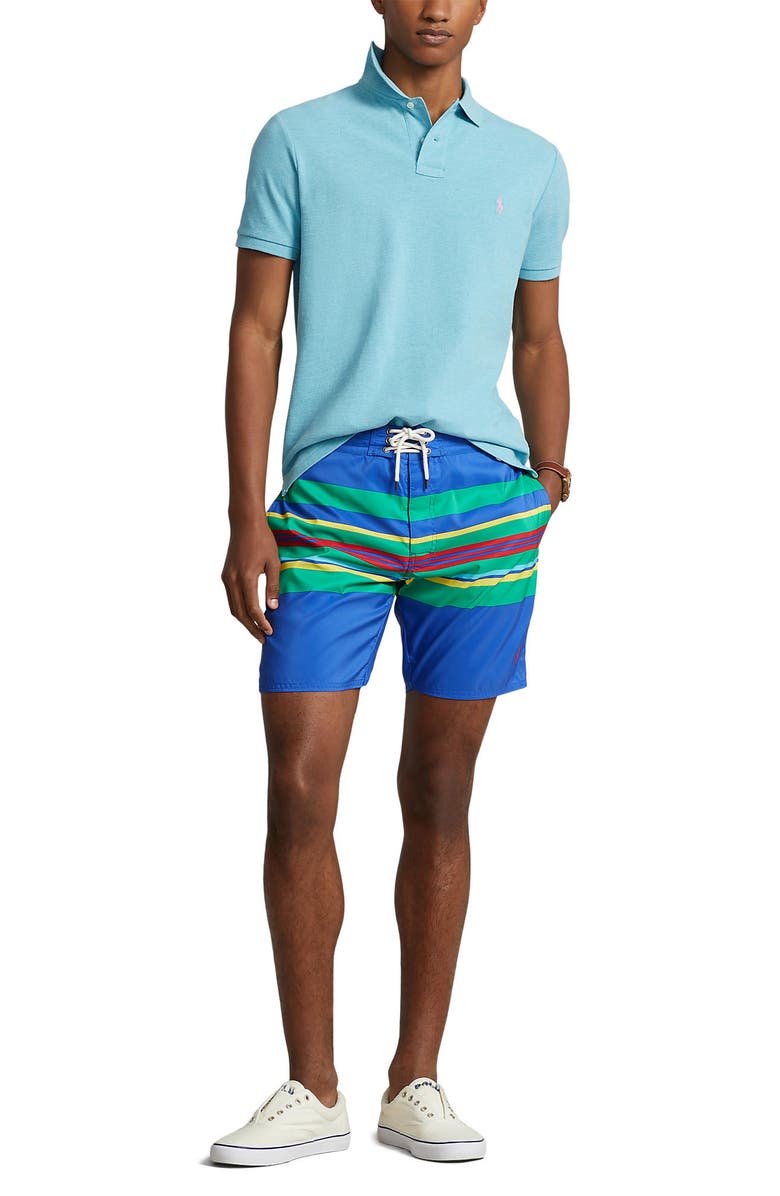 Polo Ralph Lauren Basic Solid Cotton Polo Shirt, Alternate, color, 