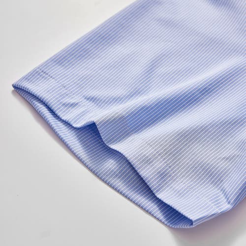 Regent Row Big And Tall Stanton Shirt Polo In Light-blue-stripe-57