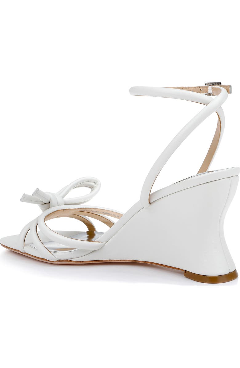 Badgley Mischka Collection Luciana Ankle Strap Wedge Sandal, Alternate, color, Soft White