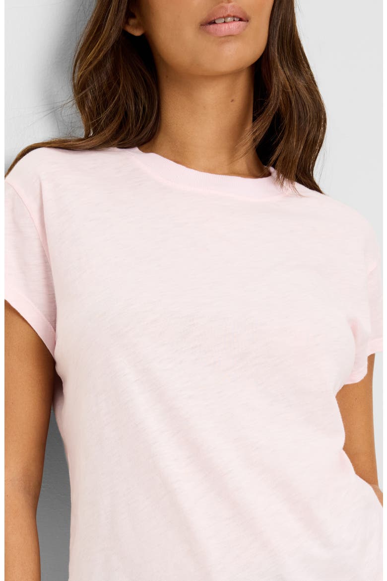 Grayson Chopped Crewneck T-Shirt, Alternate, color, BLUSH