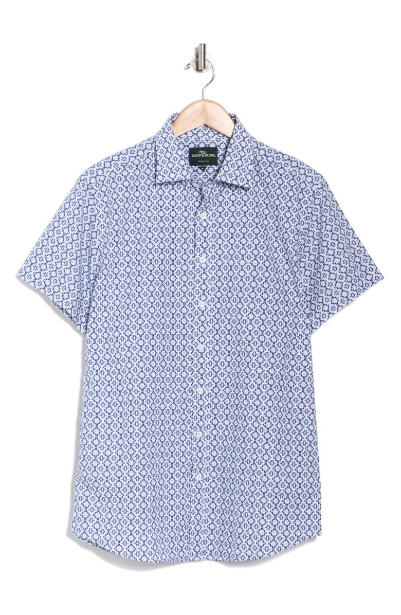 Rodd & Gunn Hodderville Sports Fit Button-Up Shirt, Main, color, Ocean