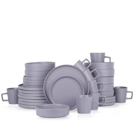 Cleo Stoneware 32-Piece Dinnerware Set