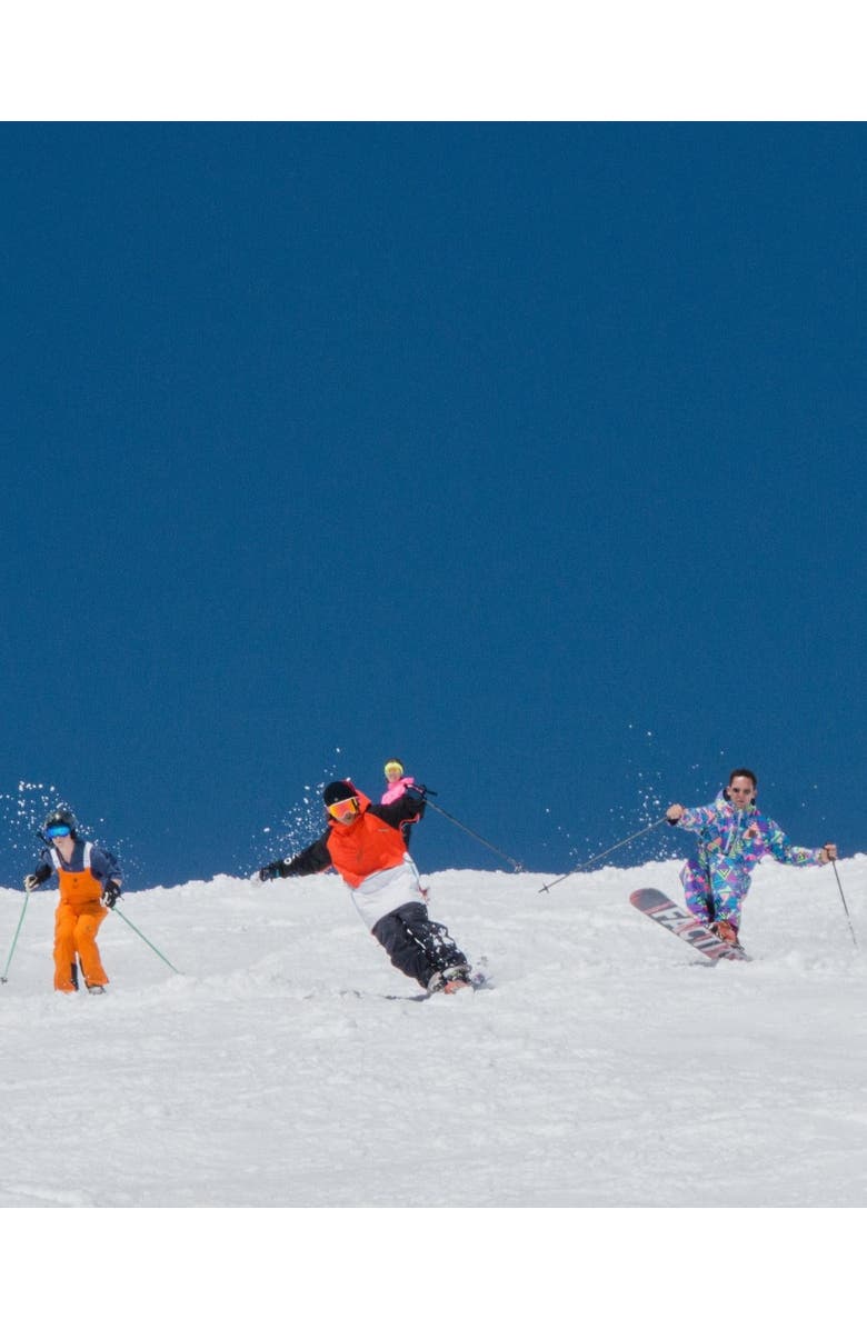 OOSC Snow Park Overhead Jacket - White & Red, Alternate, color, Red, White