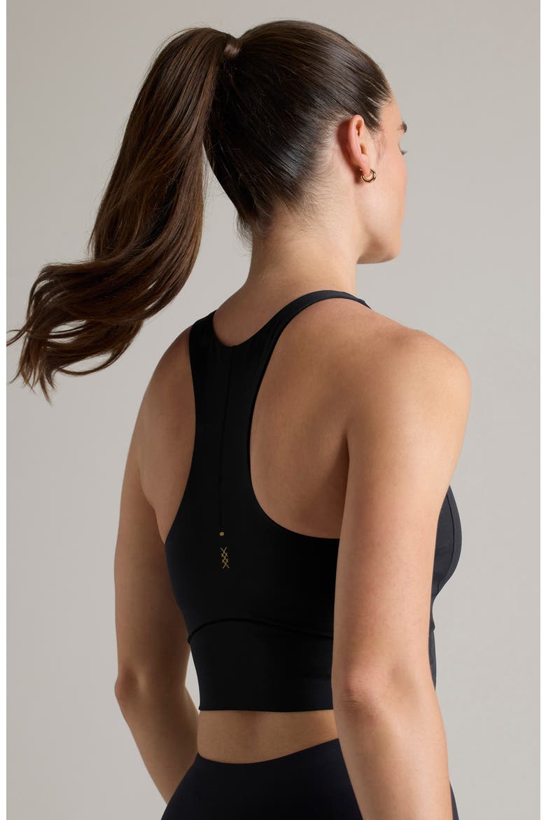Revive Longline Bra, Alternate, color, BLACK