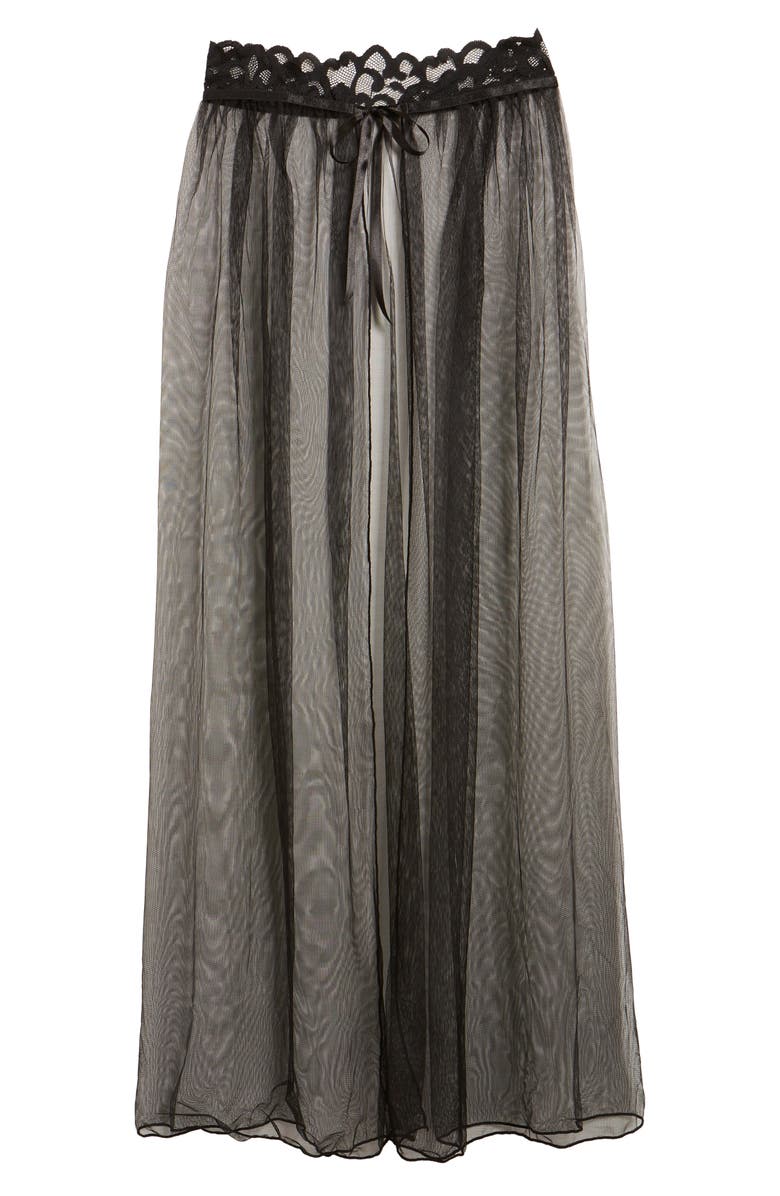 Oh La La Cheri Jeana Sheer Mesh High Waist Slip Skirt, Alternate, color, 