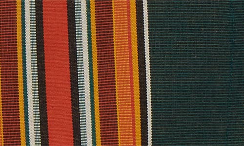 Shop Bode Parakeet Stripe Craft Jacket In Green Multi