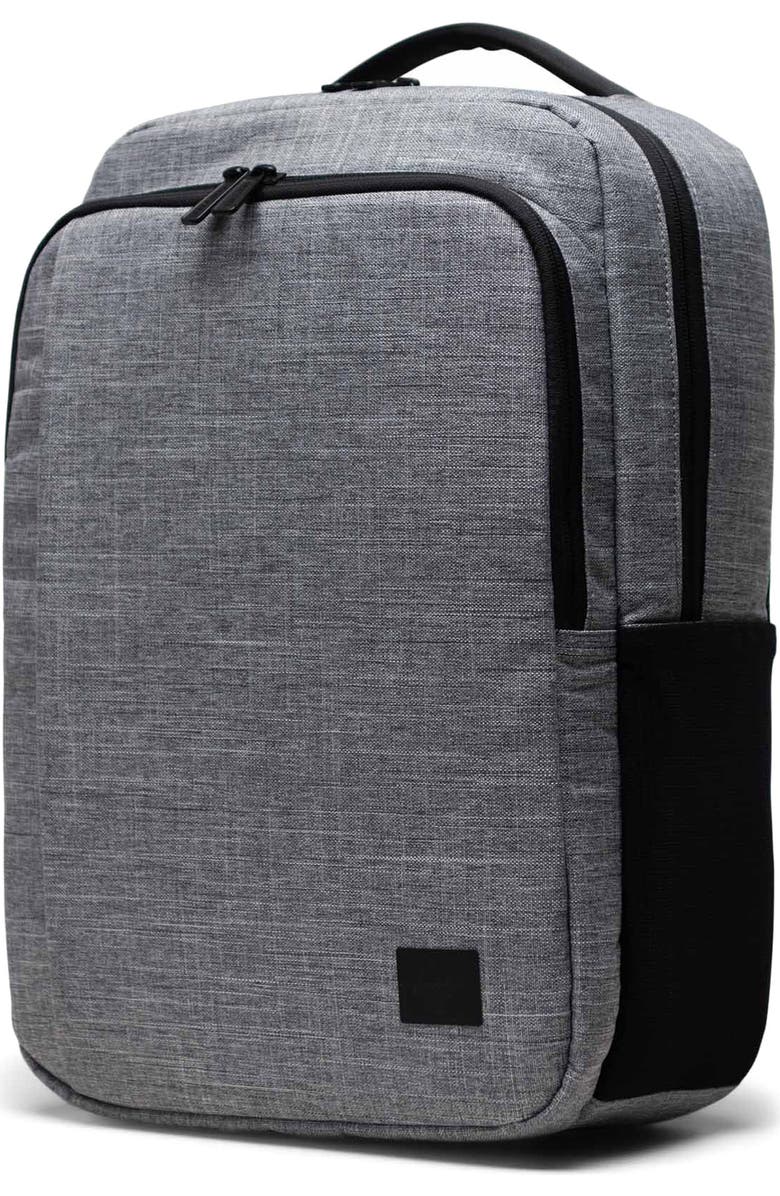 Herschel Supply Co. Kaslo Recycled Polyester Tech Backpack, Alternate, color, Raven Crosshatch