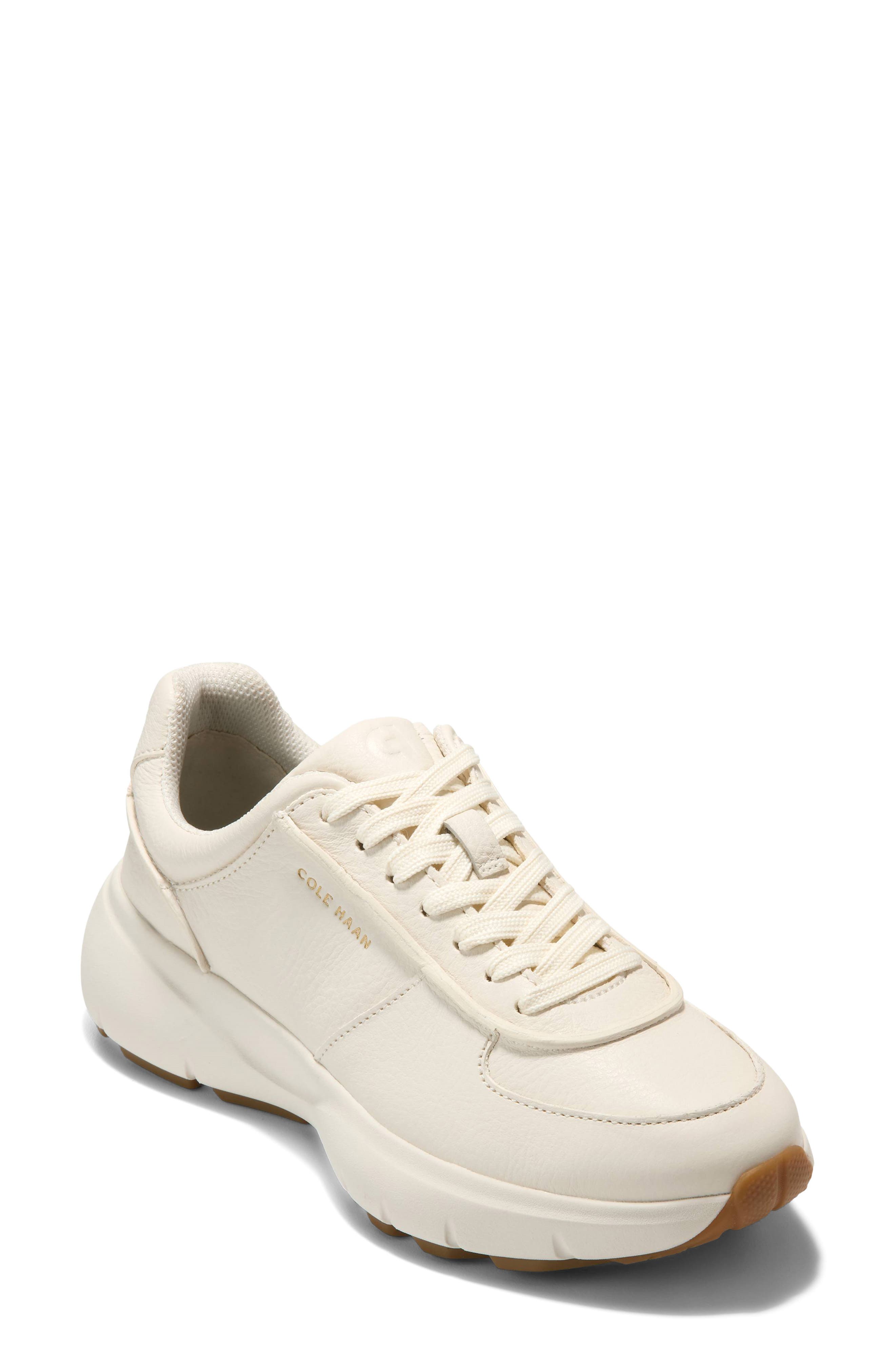 GrandPrø Runner 2.0 Leather Sneaker, Main, color, IVORY LEATHER
