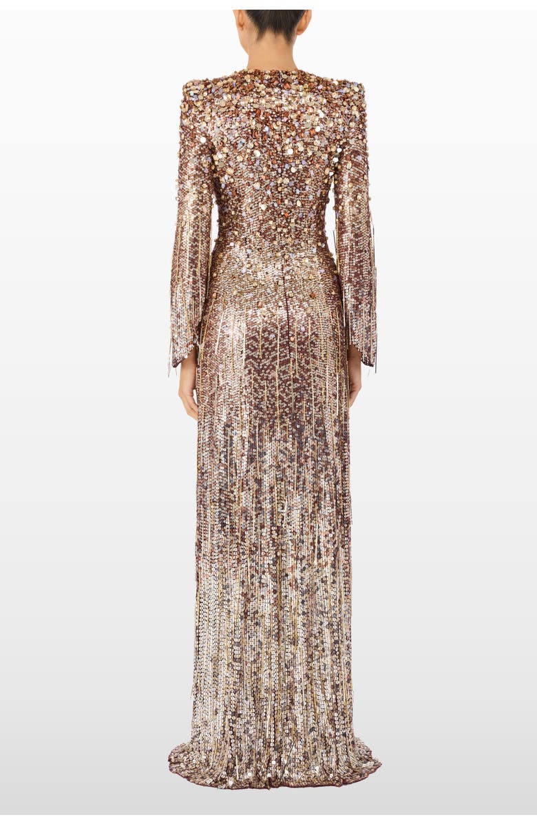 Jenny Packham Phara Dress, Alternate, color, Cardinal