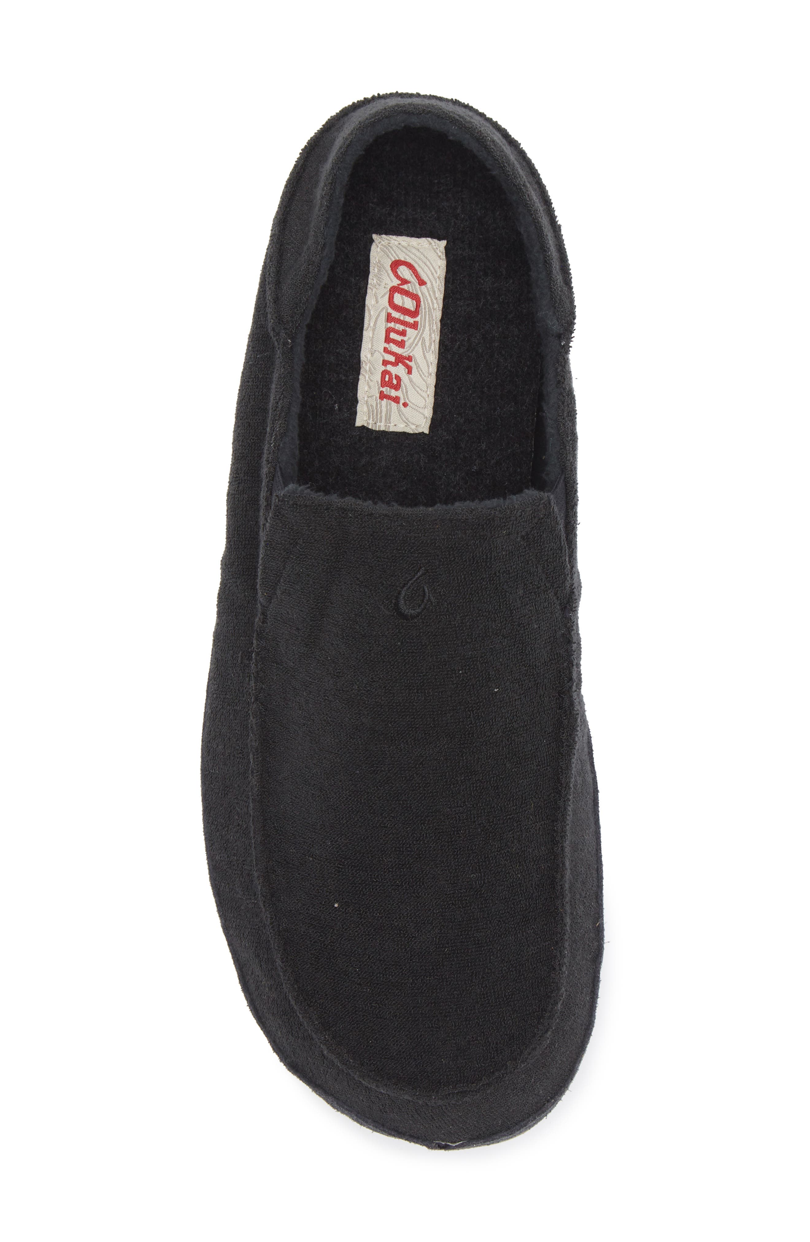 OluKai Moloa Hulu Slip-On, Alternate, color, Lava Rock / Lava Rock
