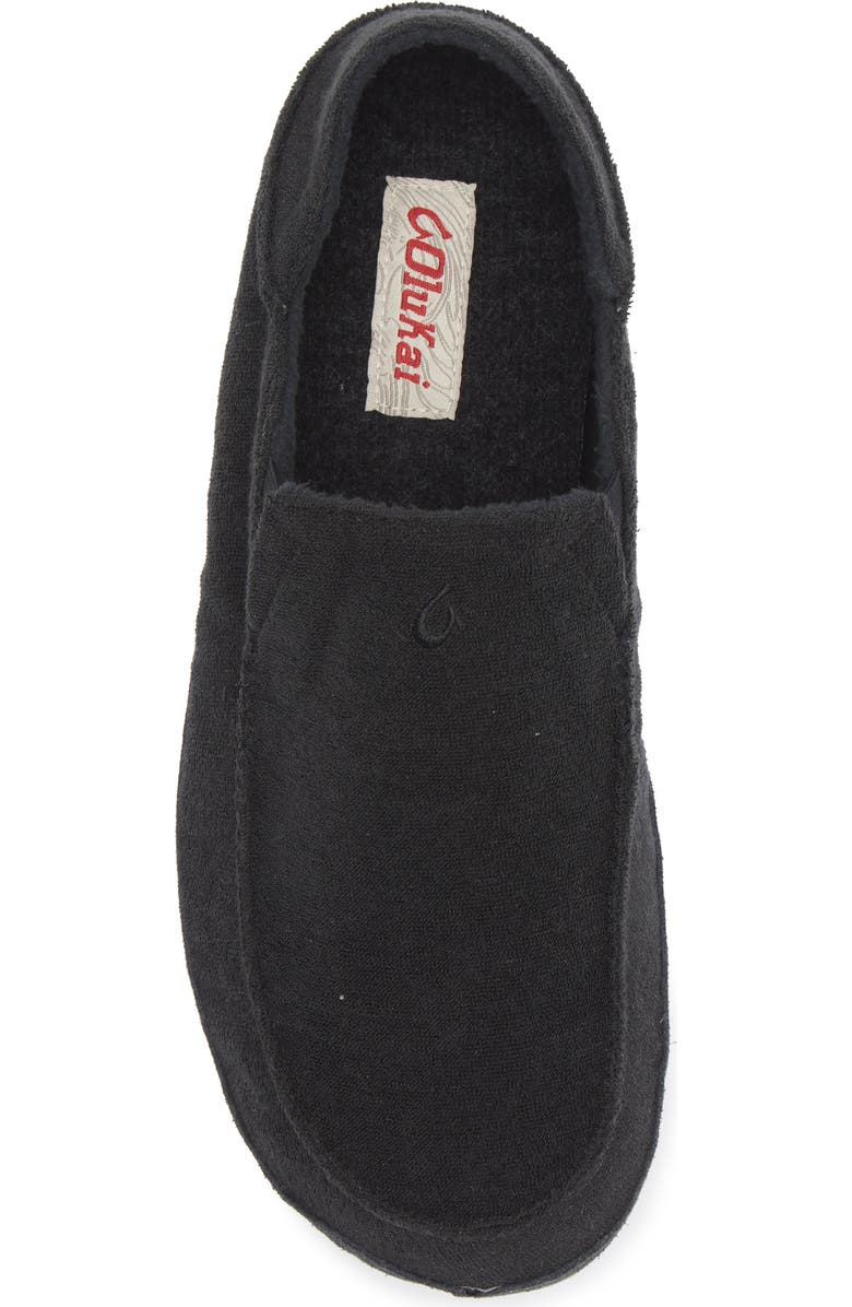 OluKai Moloa Hulu Slip-On, Alternate, color, Lava Rock / Lava Rock