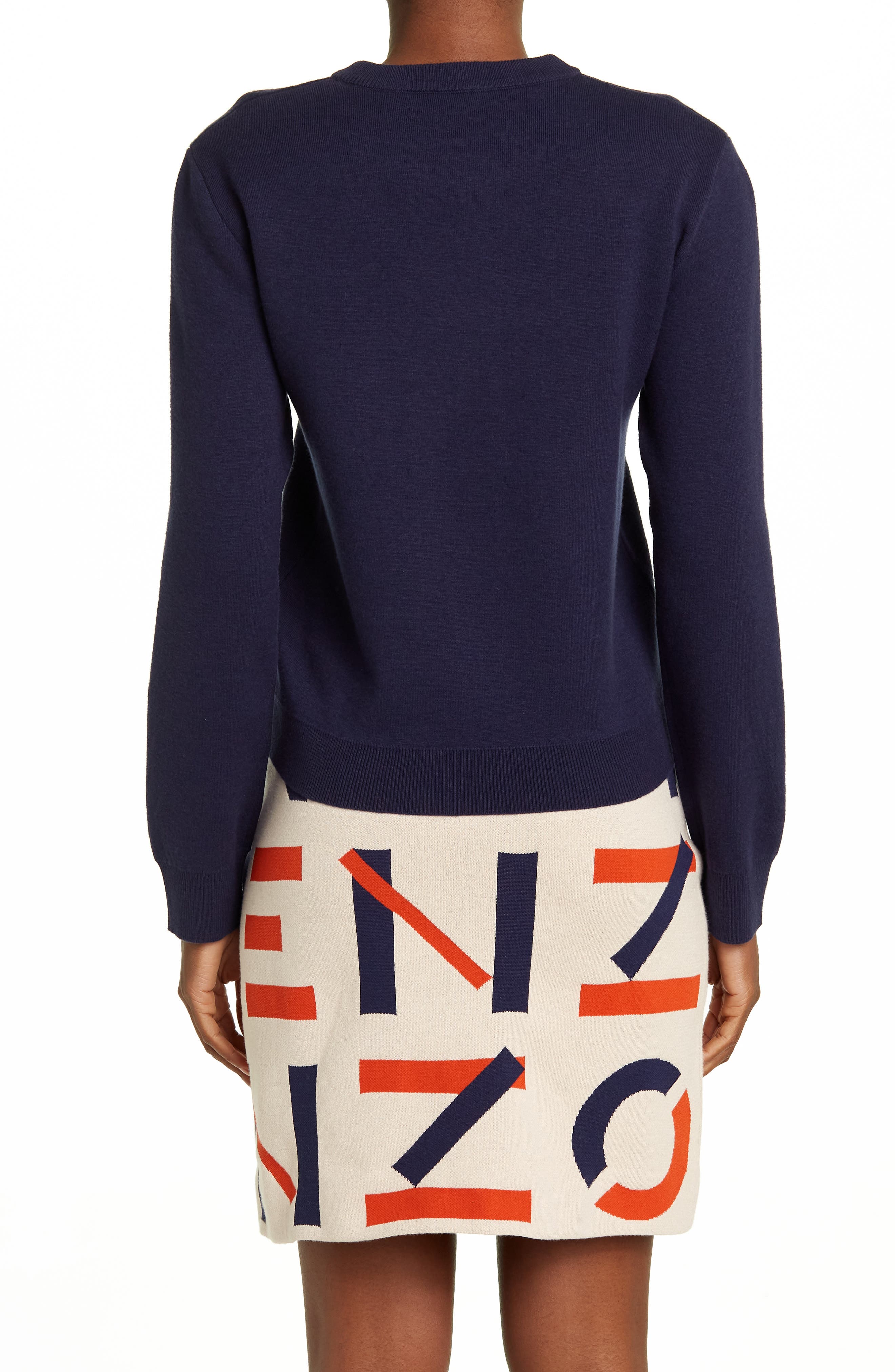 KENZO Paris Tiger Wool Blend Crewneck Pullover (Women) | Nordstromrack