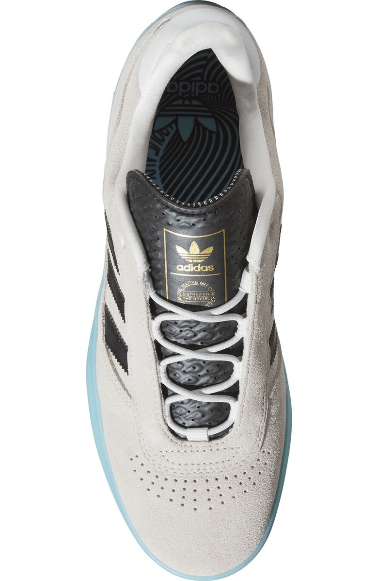 adidas Puig Sneaker, Alternate, color, White/ Black/ Light Aqua