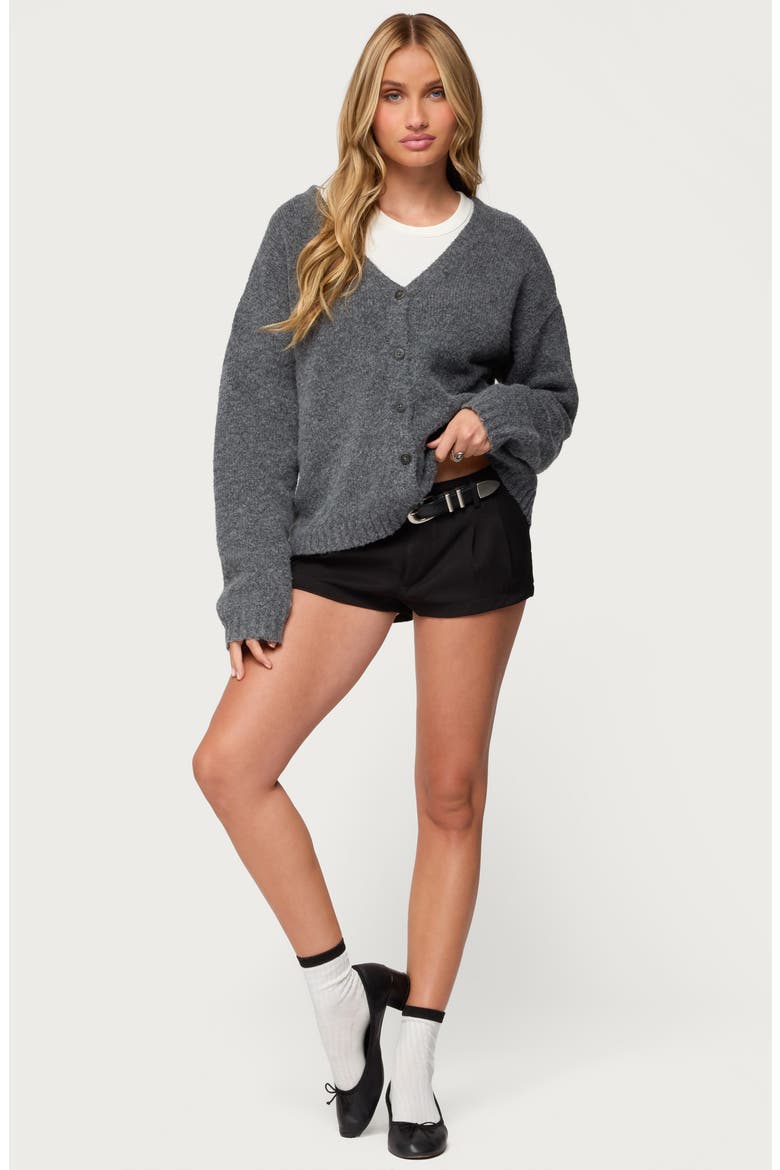 Shiraz Oversize Cardigan, Alternate, color, DARK-GRAY