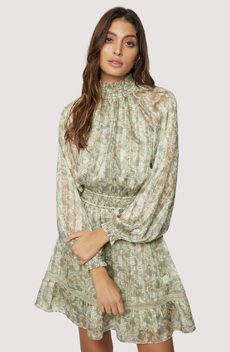 Lost + Wander Down to the River Mini Dress, Alternate, color,