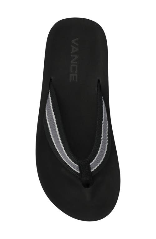 Vance Co. Vance Co Fontana Flip Flop In Black