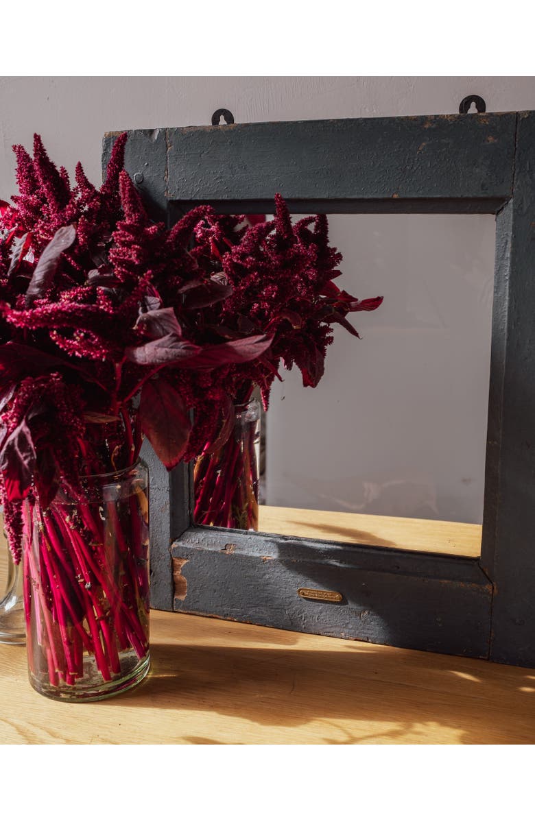 PUEBCO Vintage Window Mirror, Alternate, color, Industrial Blue