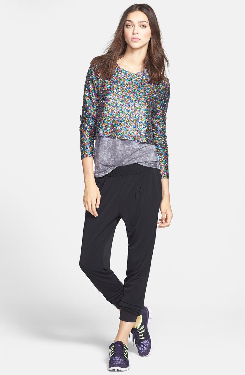 WAYF Crepe Track Pants, Alternate, color, 