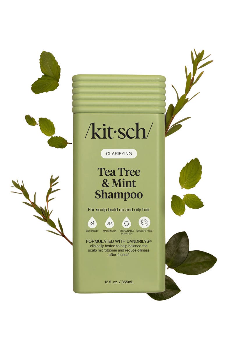 Kitsch Clarifying Tea Tree & Mint Liquid Shampoo, Alternate, color, 