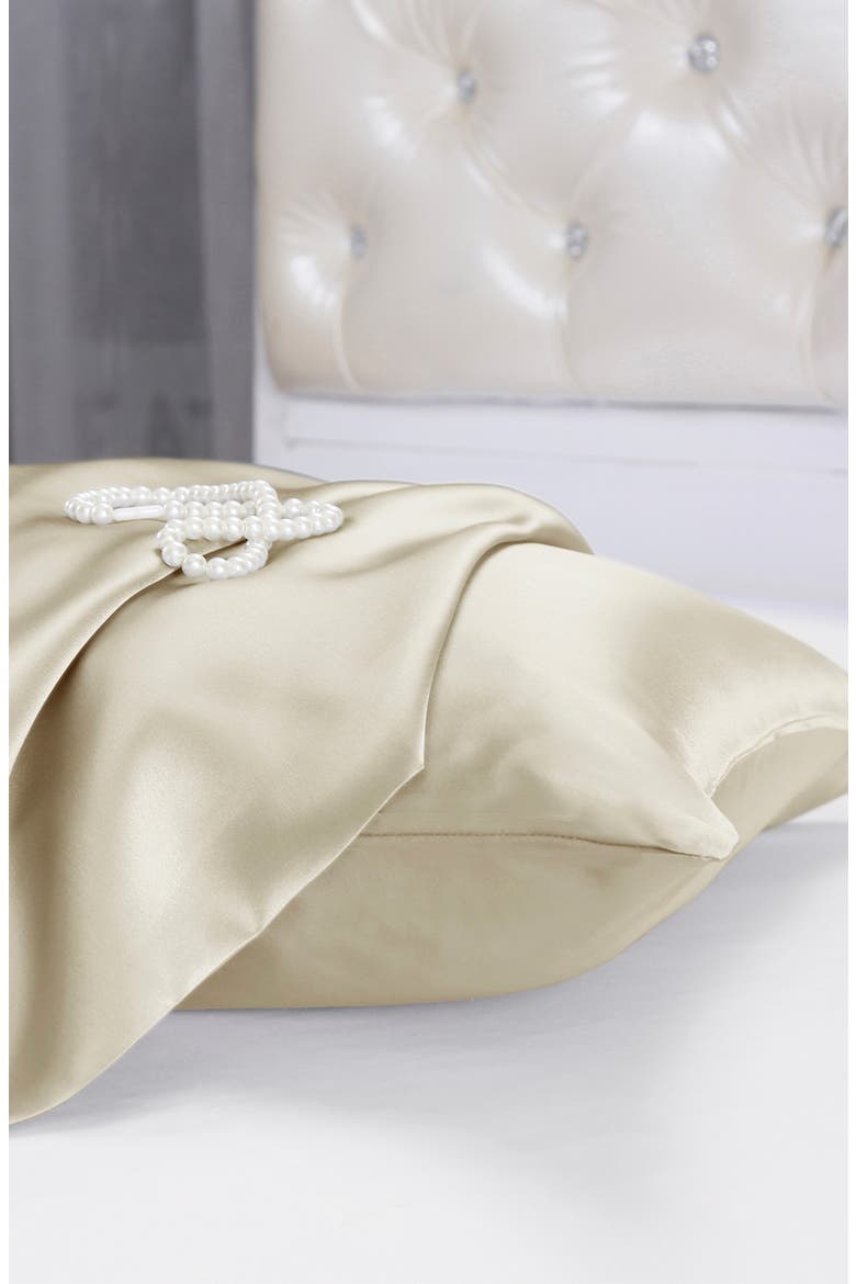 100% Silk Terse Envelope Pillowcase, Alternate, color, Taupe