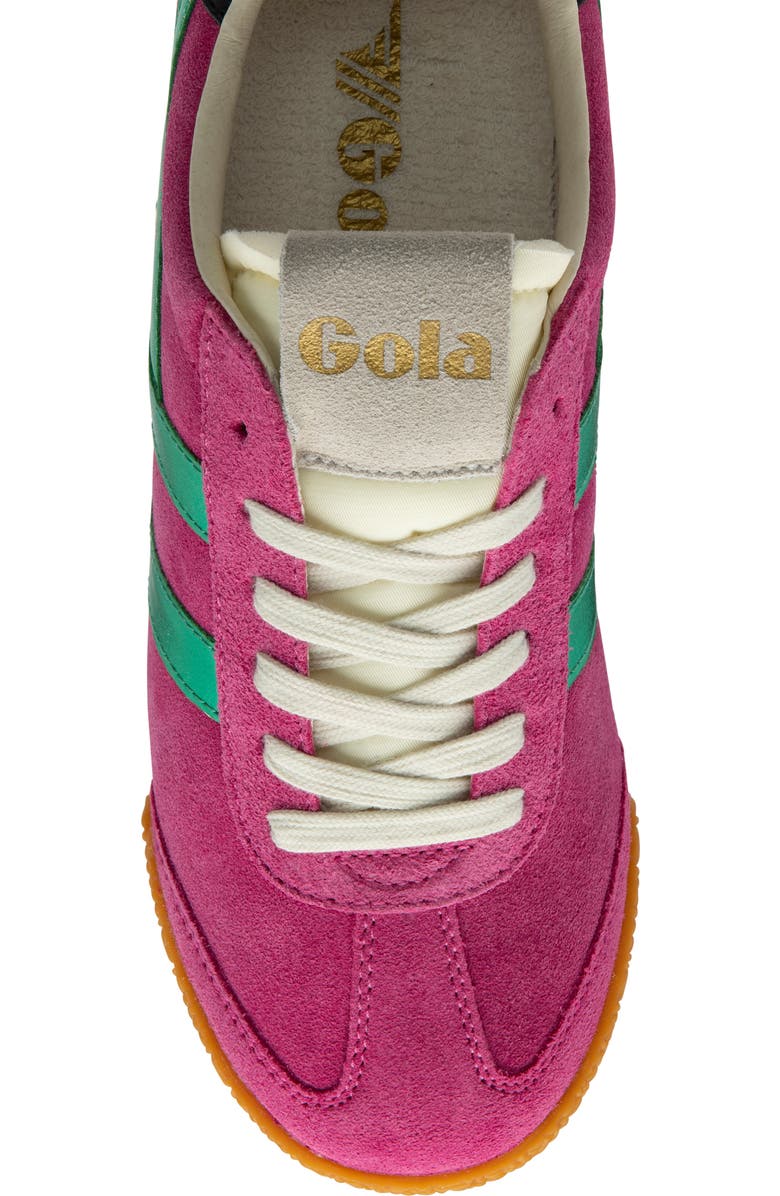 Gola Elan Glitz Sneaker, Alternate, color, Fuchsia/ Emerald/ Black