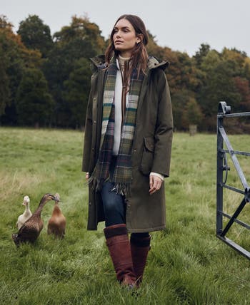 Barbour　FRAMeWORK別注 「LONG HIKING COAT」美品 Barbour Bamburgh Hooded Waterproof Jacket | Nordstrom
