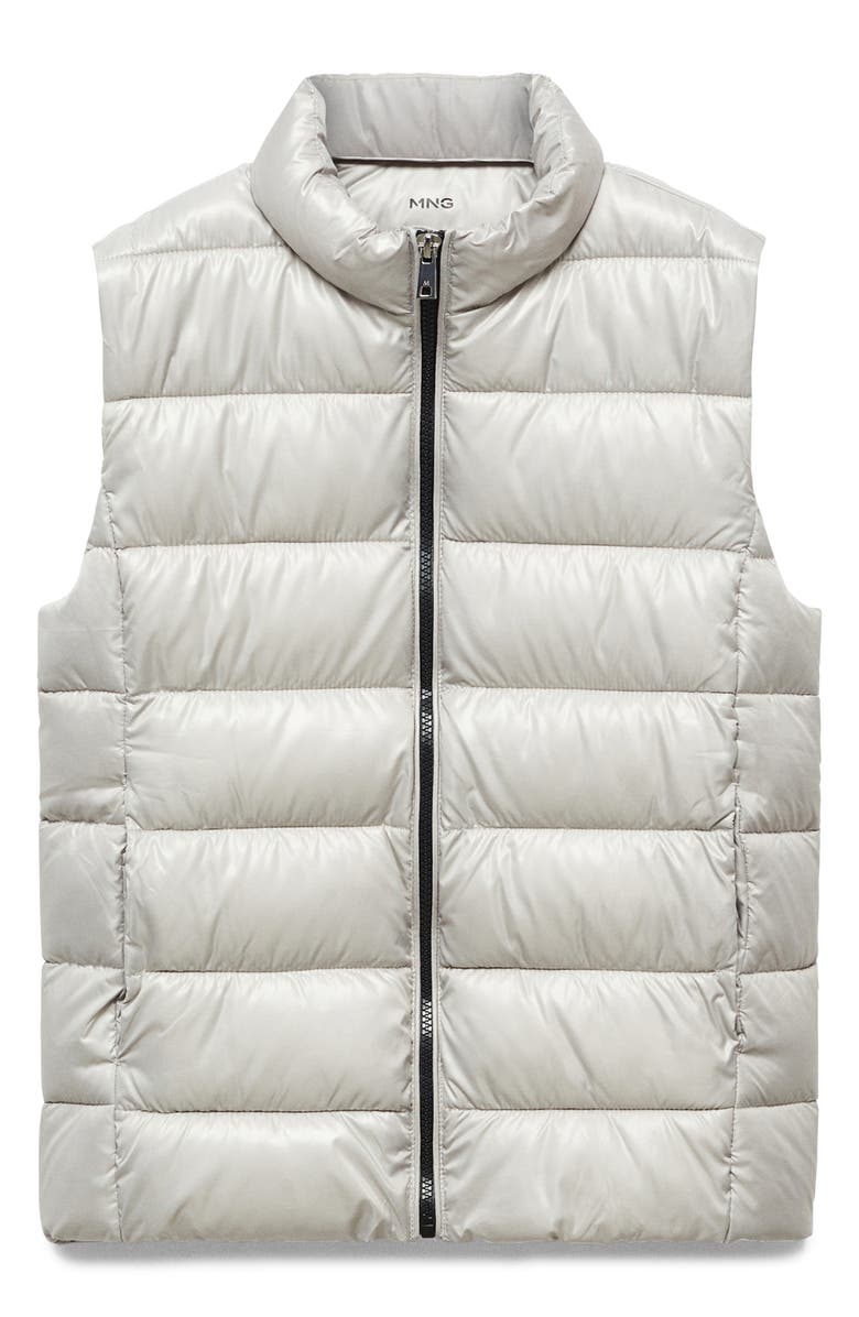 MANGO Water Repellent Puffer Vest, Main, color, 