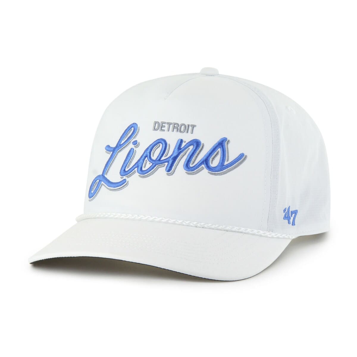'47 Men's '47 White Detroit Lions Brrr Fairway Hitch Adjustable Hat ...