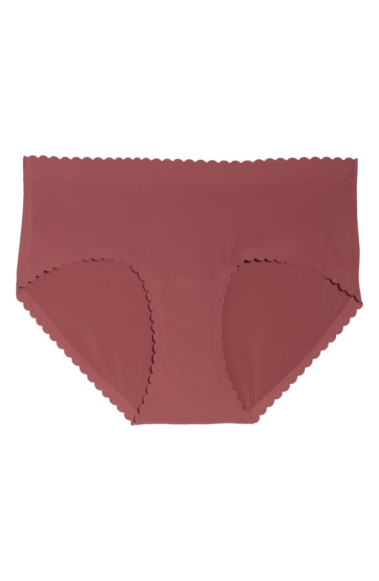 Knix Essential Scallop Boyshorts, Alternate, color, 