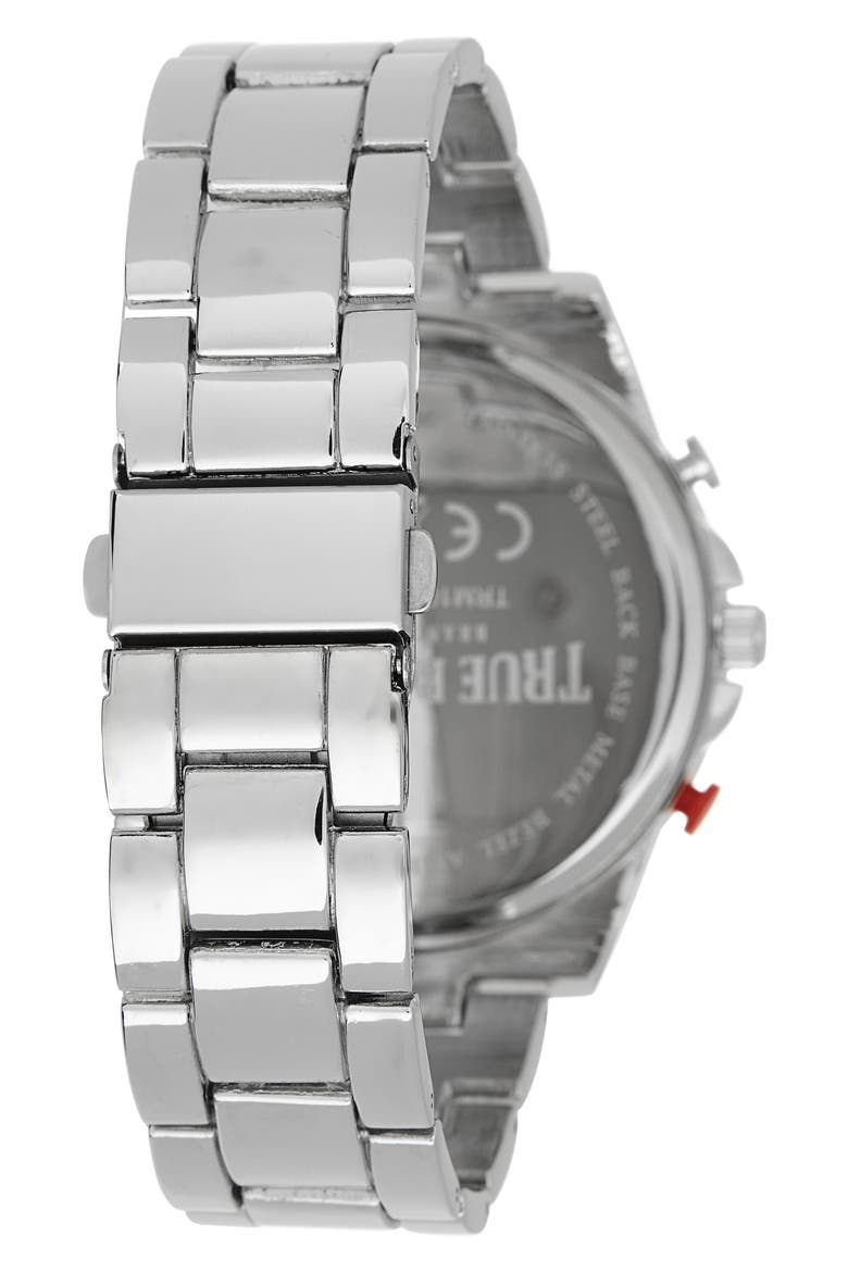 Chronograph Bracelet Watch, 45.1mm, Alternate, color, SILVER