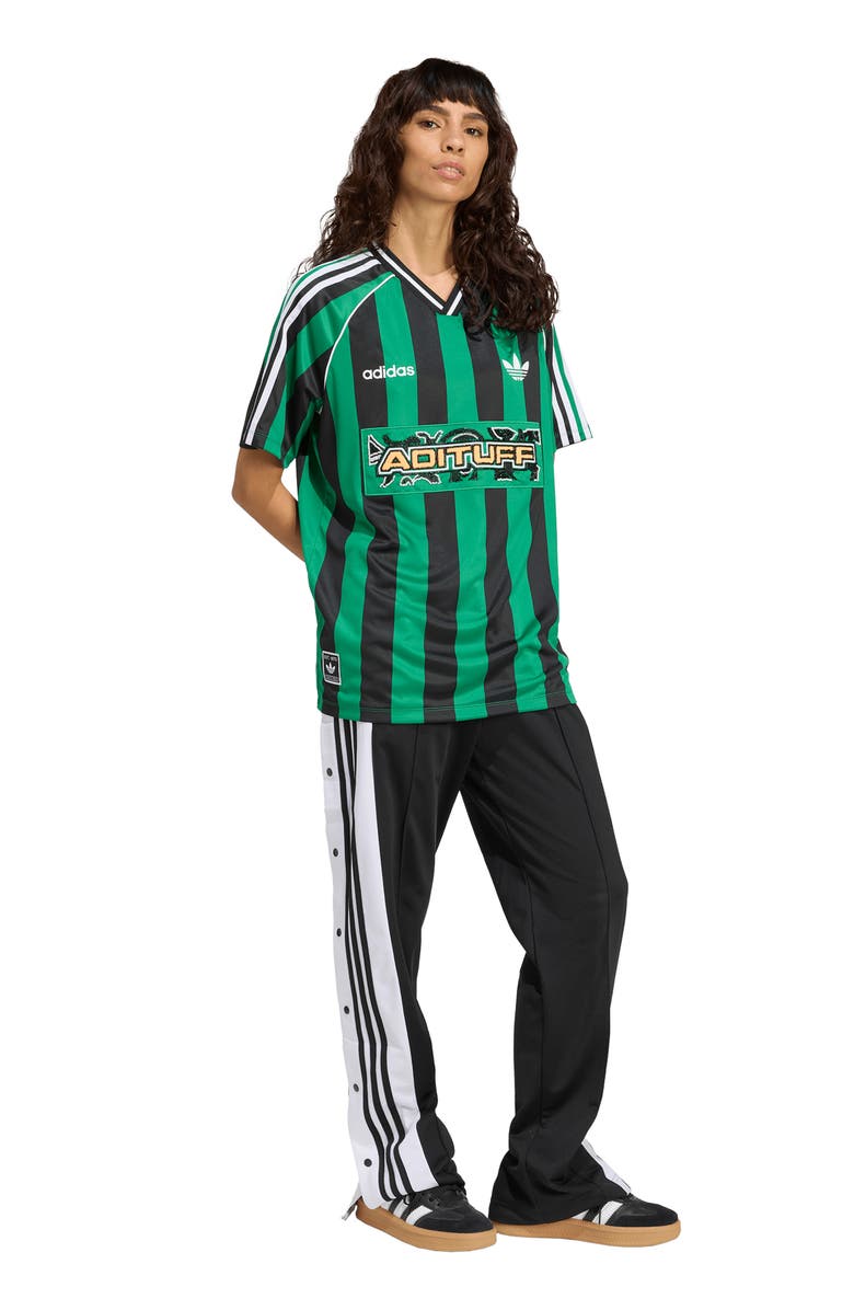 adidas Originals Stripe Beaded Jersey, Alternate, color,