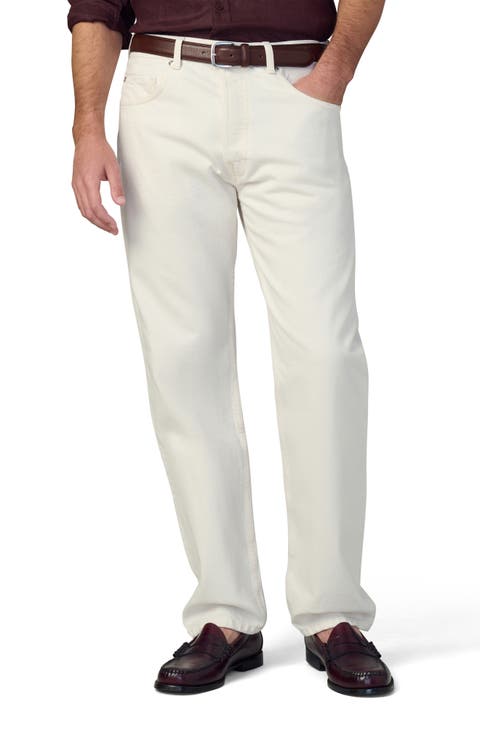 The Relaxed Straight Leg Jeans (Ecru) (Regular & Big)