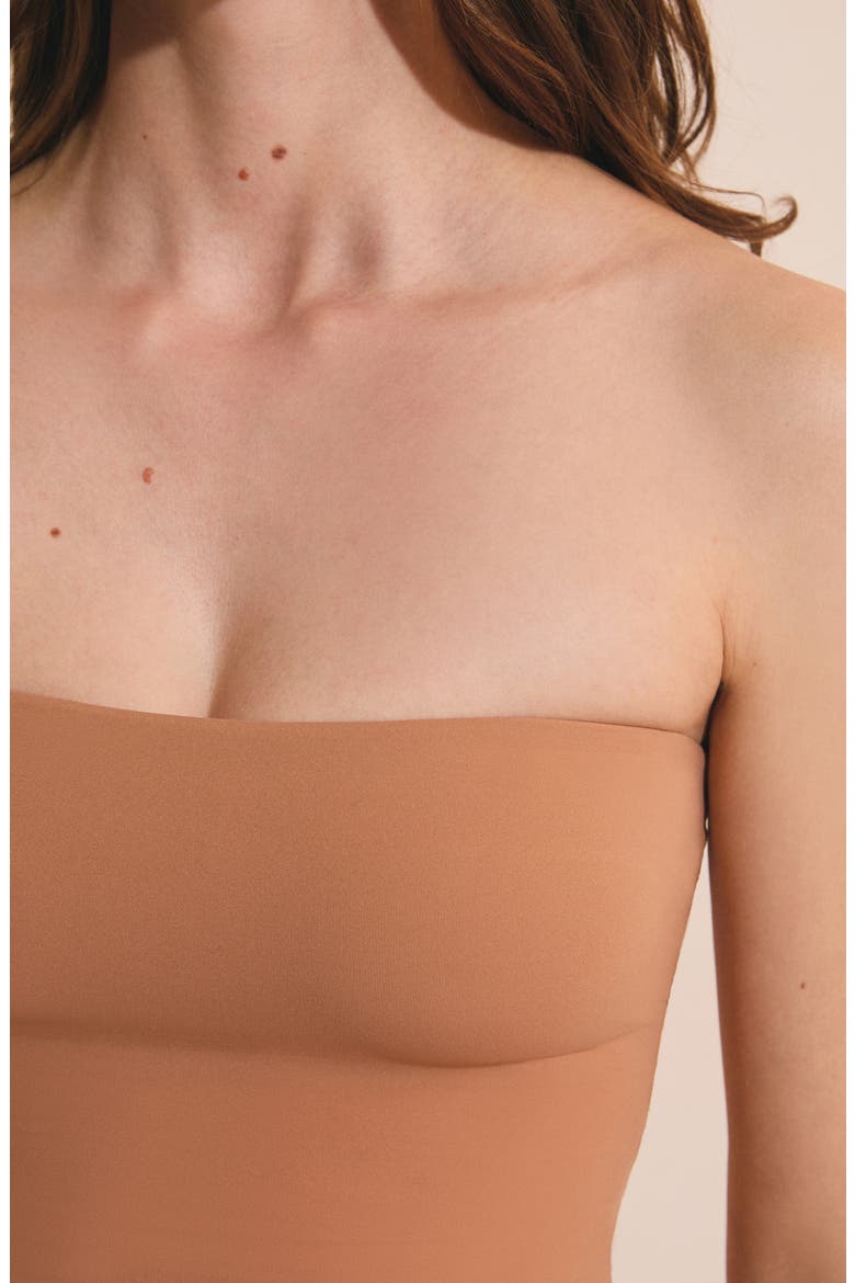 Pure Soft Strapless Bustier Top, Alternate, color, BLUSH